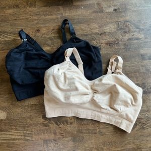 Lot of 2 Kindred Bravely Sublime Nursing Pumping Hands Free Bra Medium Busty